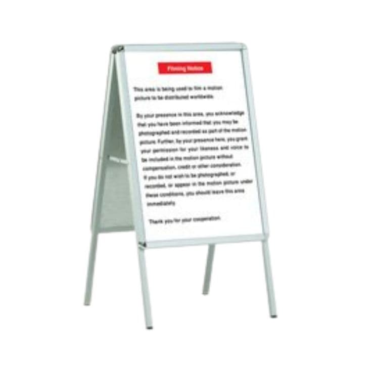 Professional signage and directional signs for film locations